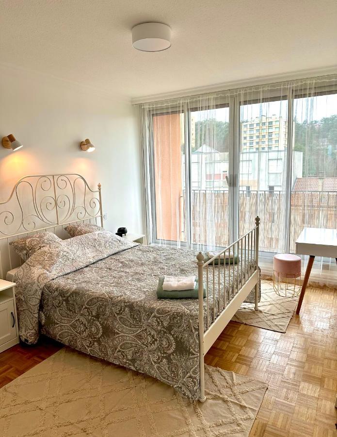 Bergson Top - Appart 80M2, 2 Grandes Chambres, Entierement Renovee Et Equipee, Lumineux, Wifi, Balcon, Calme, Vue Imprenable 圣艾蒂安 外观 照片