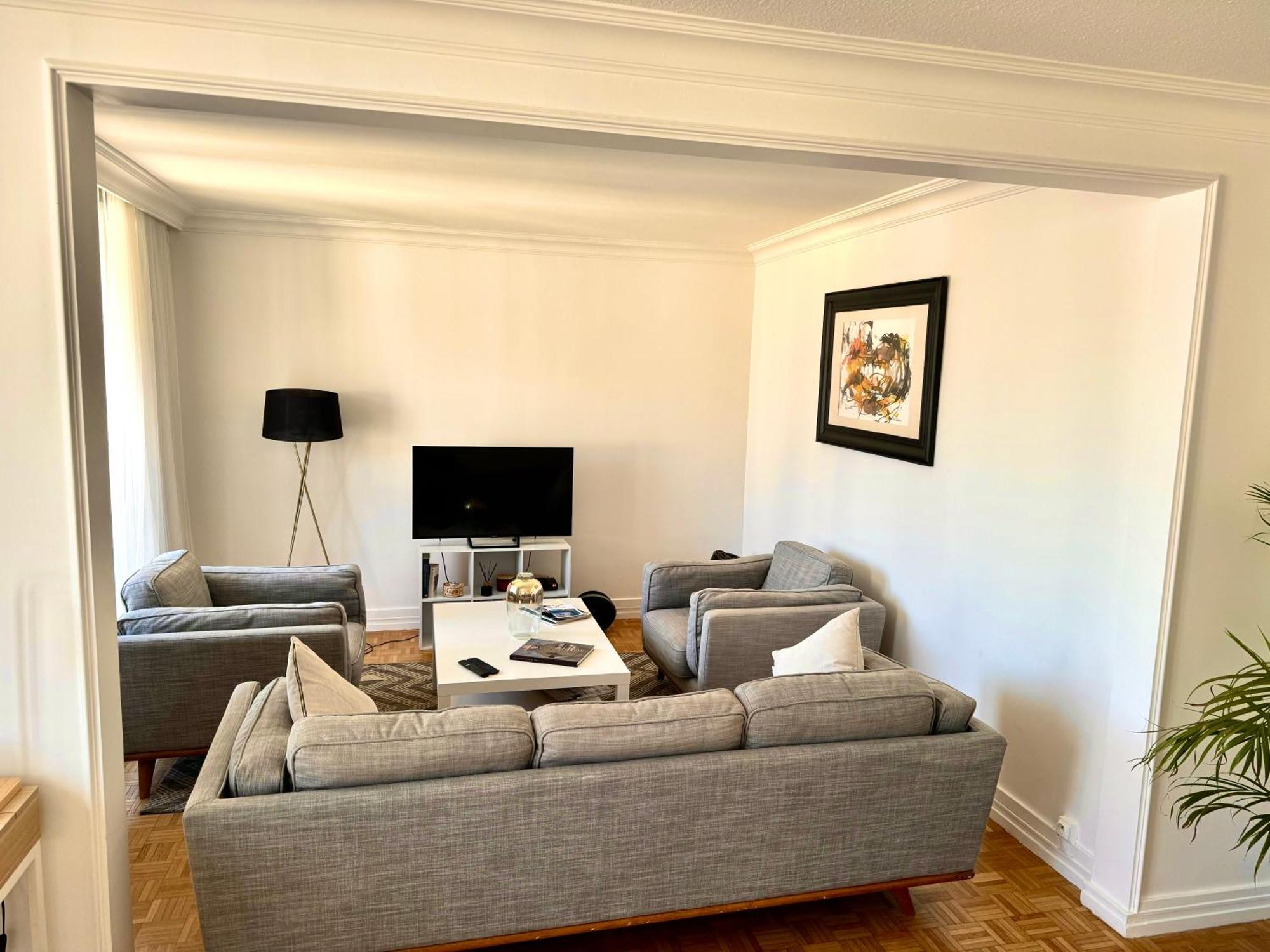 Bergson Top - Appart 80M2, 2 Grandes Chambres, Entierement Renovee Et Equipee, Lumineux, Wifi, Balcon, Calme, Vue Imprenable 圣艾蒂安 外观 照片