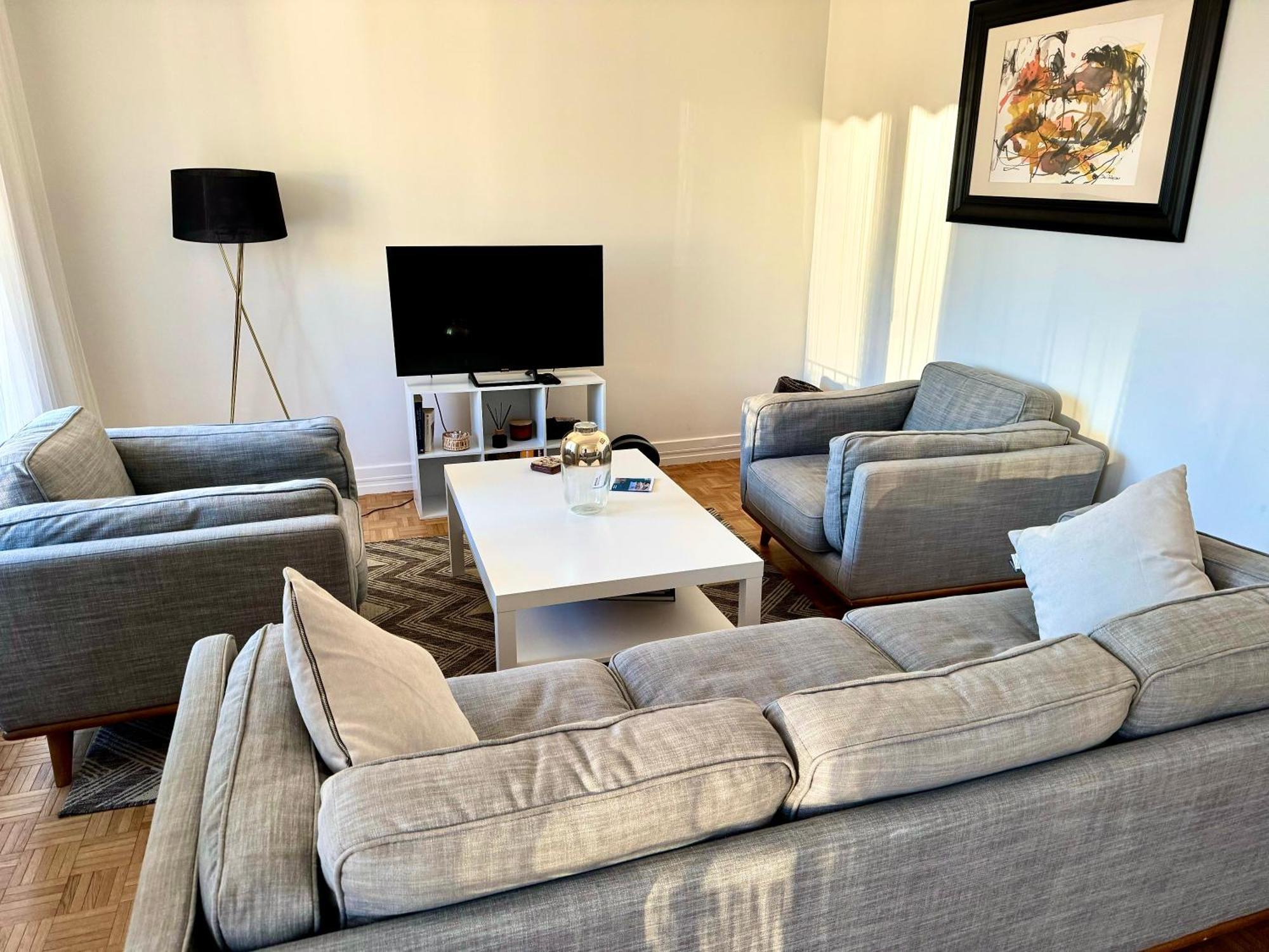 Bergson Top - Appart 80M2, 2 Grandes Chambres, Entierement Renovee Et Equipee, Lumineux, Wifi, Balcon, Calme, Vue Imprenable 圣艾蒂安 外观 照片